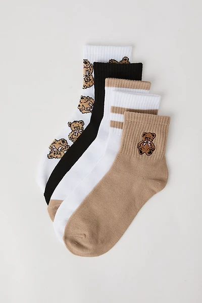 Chaussettes assorties mignonnes (5 paires)