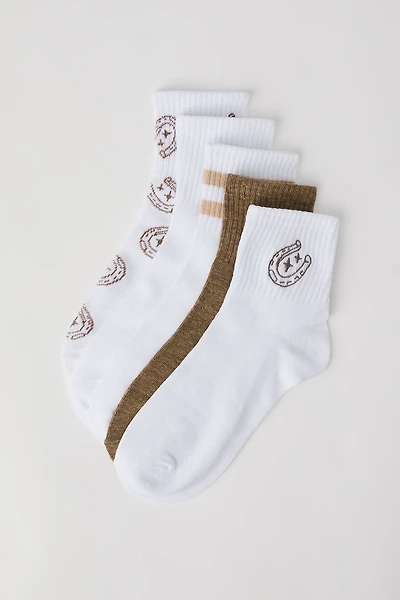 Chaussettes assorties mignonnes (5 paires)