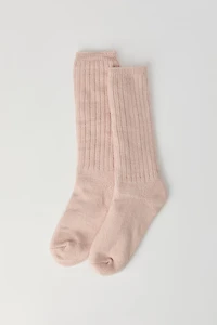Rhinestone Slouchy Knit Socks (2 Pack)