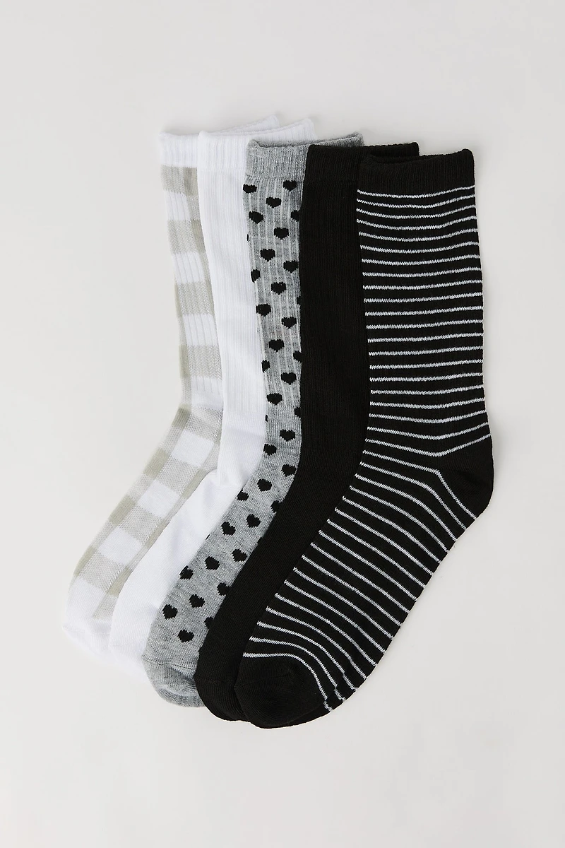 Socquettes assorties (paquet de 5)