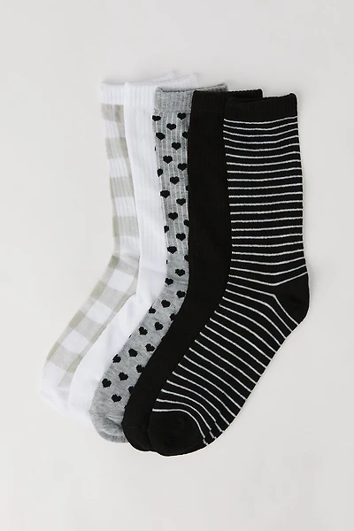 Socquettes assorties (paquet de 5)