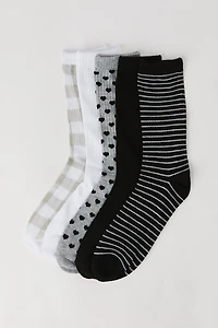 Socquettes assorties (paquet de 5)