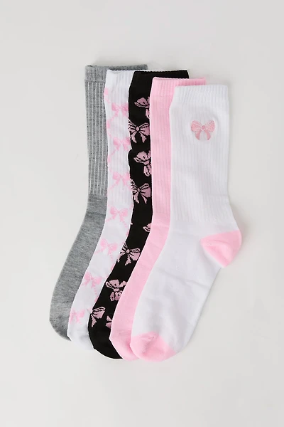 Socquettes à motif d'ours (paquet de 5)