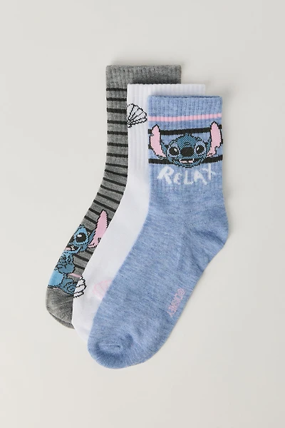Stitch Quarter Socks (3 Pack)