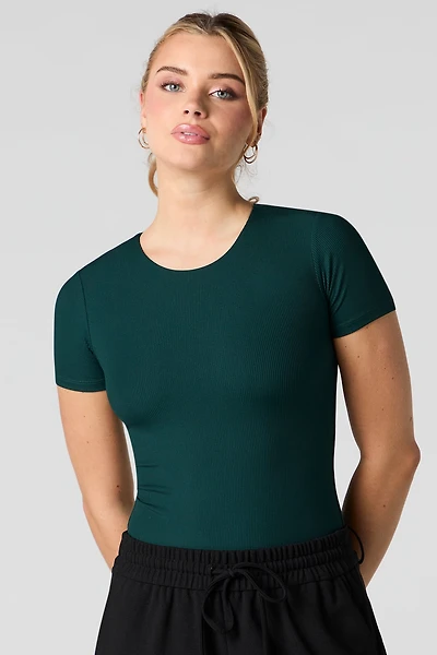 Ribbed T-Shirt Bodysuit