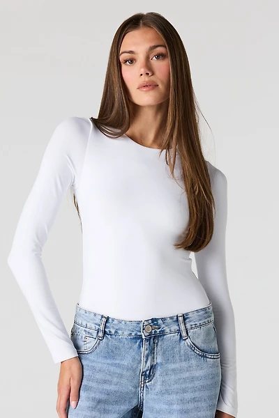 Maillot profilé à manches longues en nylon lourd de luxe