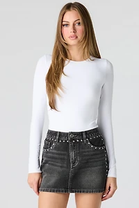 Maillot profilé en nylon lourd de luxe à manches longues