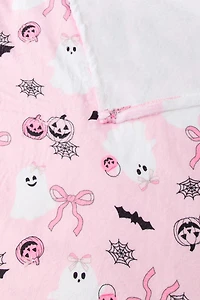 Ensemble avec jeté et coussin Halloween