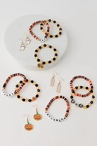 Halloween Bracelet & Earring Set (14 Pcs)