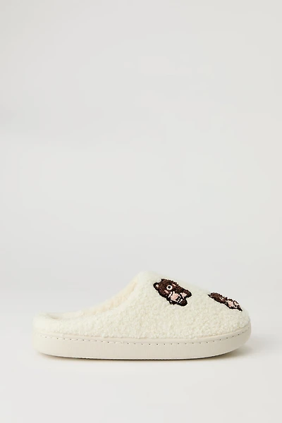 Pantoufles Ours Boba en Sherpa