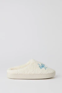 Pantoufles en Sherpa avec boucles