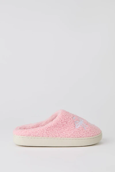 Bow Sherpa Slippers