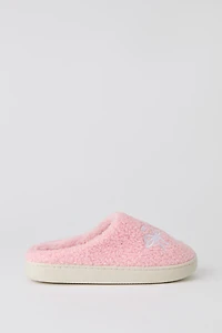 Bow Sherpa Slippers