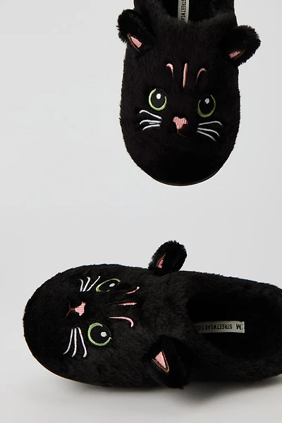 Plush Cat Slippers