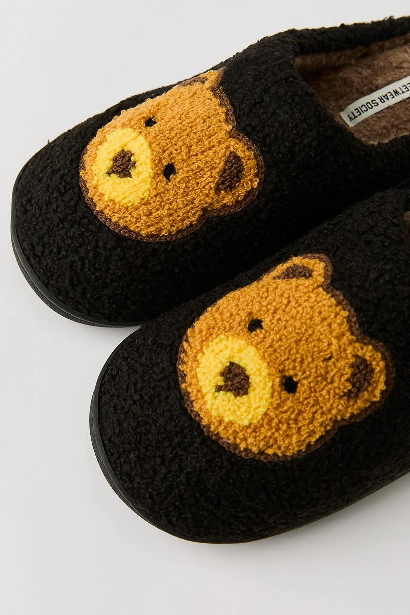 Bear Sherpa Slippers