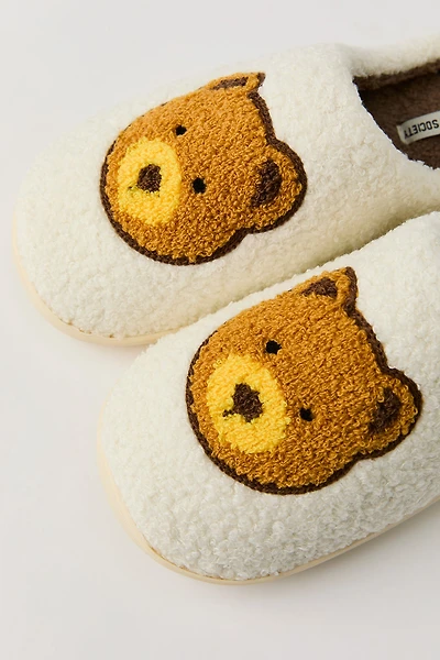 Pantoufles en Sherpa Ours