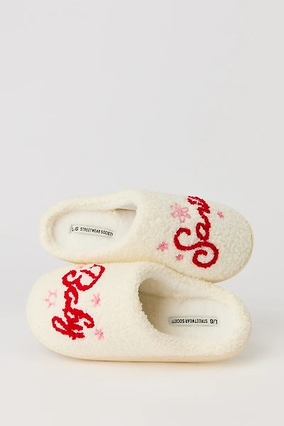 Santa Baby Christmas Slippers