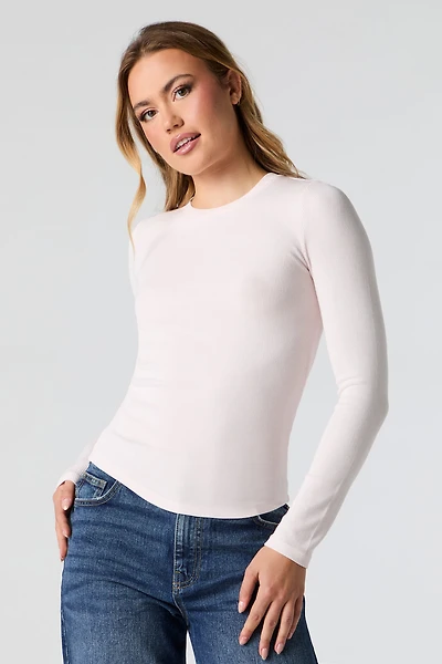 Classic Ribbed Long Sleeve Top