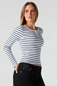 Haut Henley à manches longues