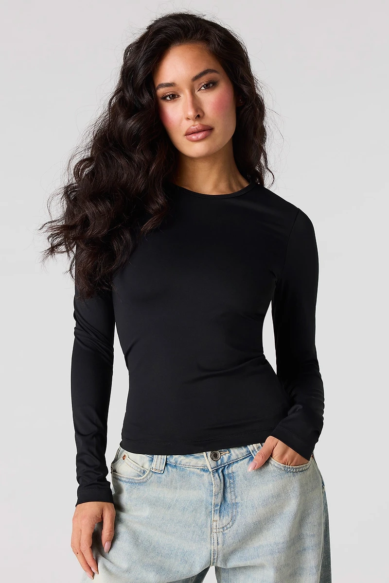 Luxe Heavy Contour Long Sleeve Top