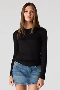 Crewneck Long Sleeve Top
