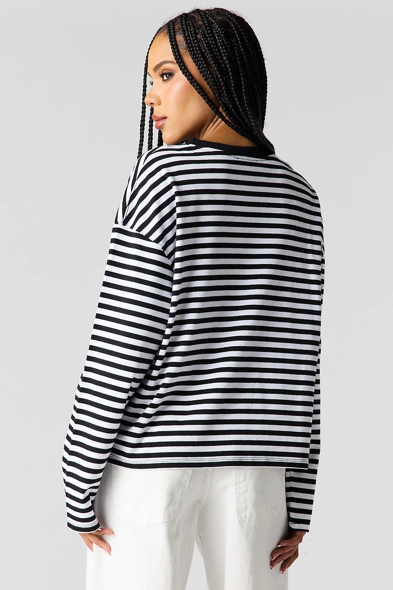 Boxy Long Sleeve Top