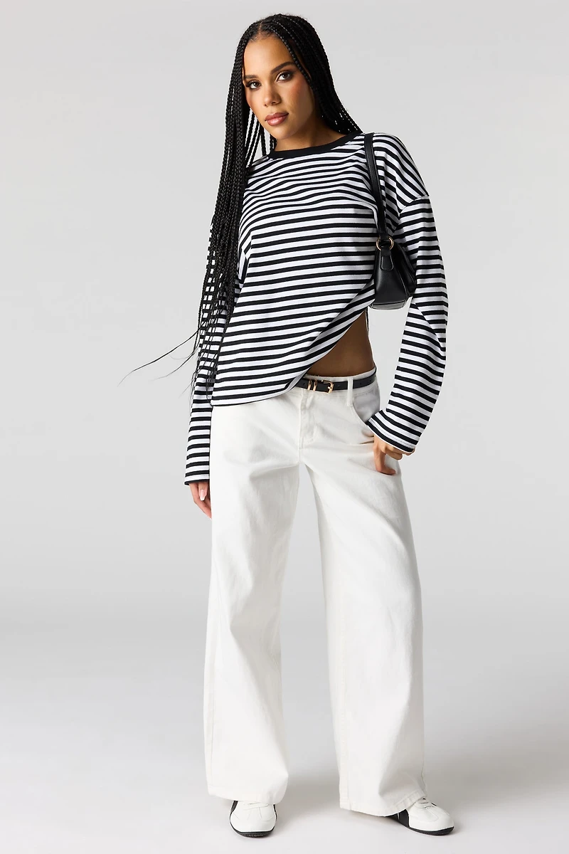 Boxy Long Sleeve Top