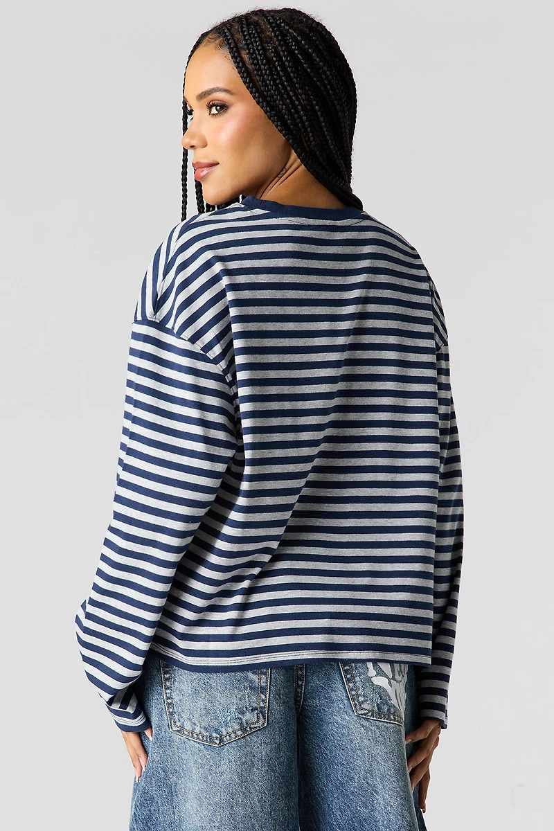 Boxy Long Sleeve Top