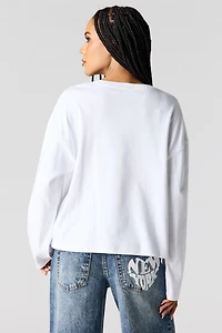 Boxy Long Sleeve Top