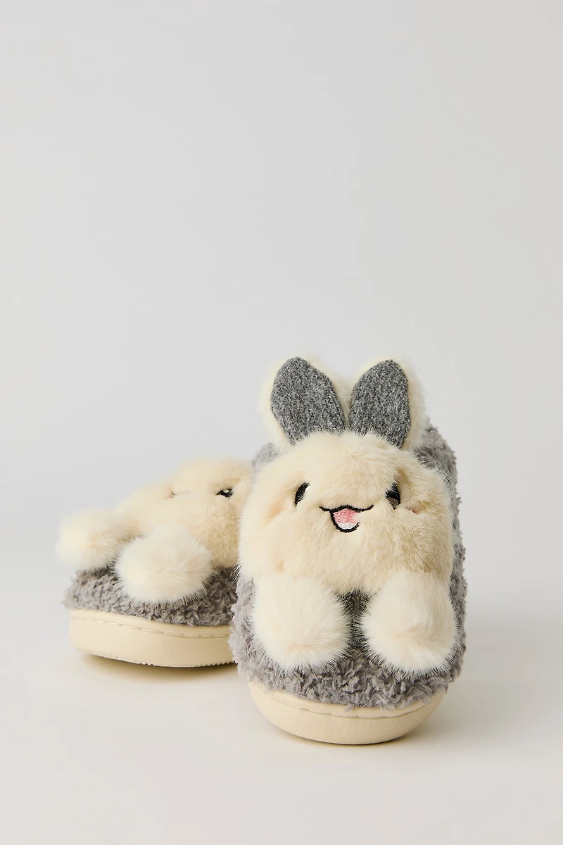 Pantoufles Lapin 3D en similifourrure