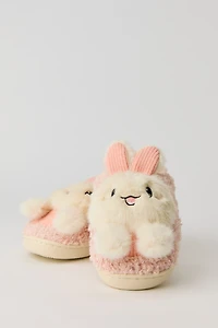 Faux Fur 3D Bunny Slipper
