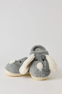 Faux Fur 3D Dog Slipper