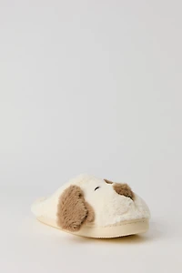 Pantoufles Chien 3 D en similifourrure