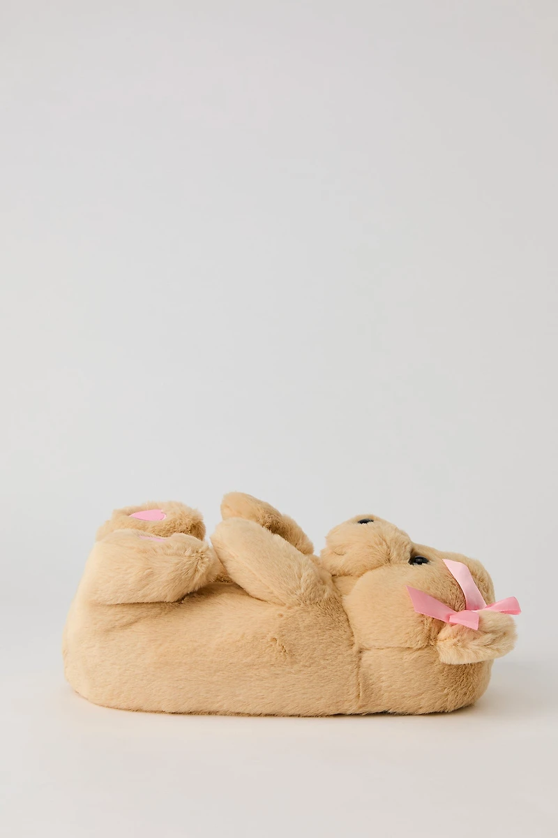 Pantoufles Ours 3D en similifourrure