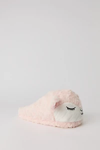 Pantoufles en sherpa agneau