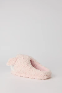 Pantoufles en sherpa agneau