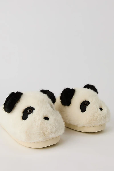 Pantoufles en peluche panda