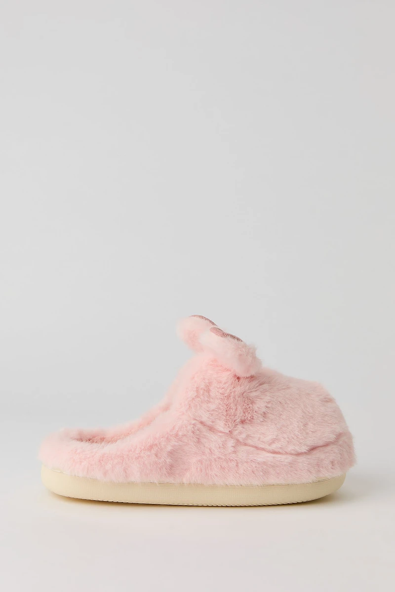 Pantoufles en peluche Lapin