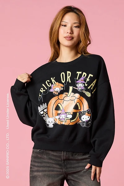 Chandail en molleton à imprimé Hello Kitty® and Friends Halloween
