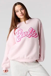 Barbie™ Embroidered Christmas Fleece Sweatshirt