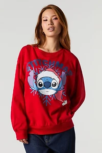 Stitchmas Christmas Graphic Fleece Sweatshirt