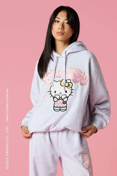 Hello Kitty® Holiday Embroidered Hoodie