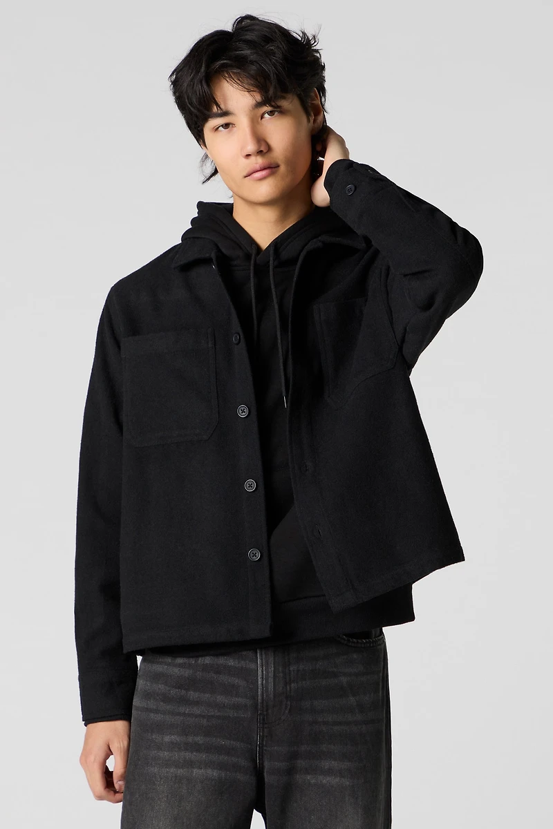 Flannel Boxy Shacket