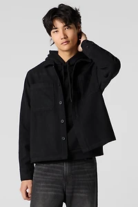 Flannel Boxy Shacket