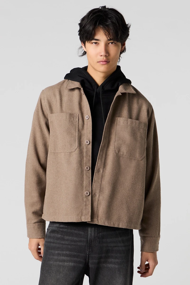 Flannel Boxy Shacket