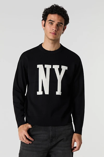 Chandail en tricot jacquard City