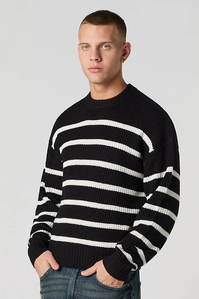Striped Knit Sweater