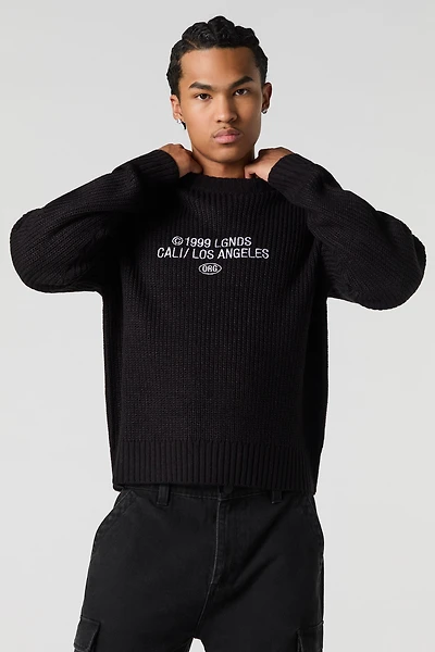 Los Angeles Embroidered Sweater