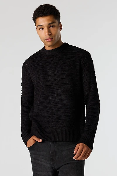 Open Knit Sweater