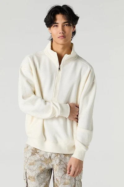 Fleece Quarter Zip Sweatshirt